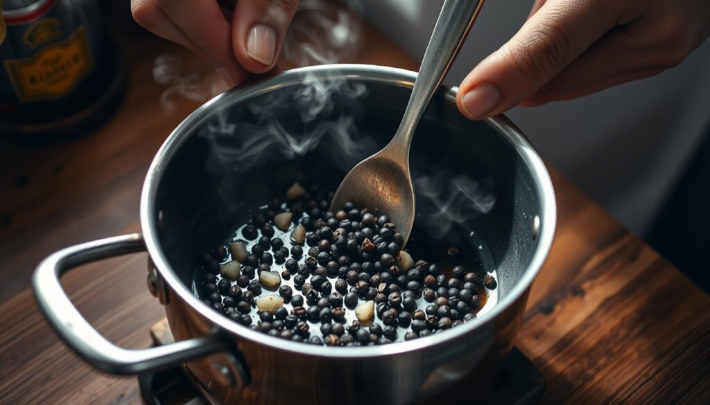 Préparation de la sauce au poivre étape par étape Préparation de la sauce au poivre étape par étape