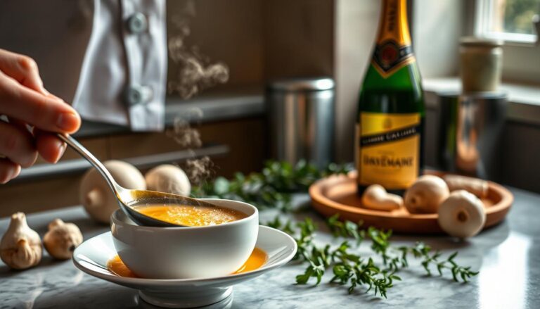 Est-il possible de faire une soupe de champagne la veille ?