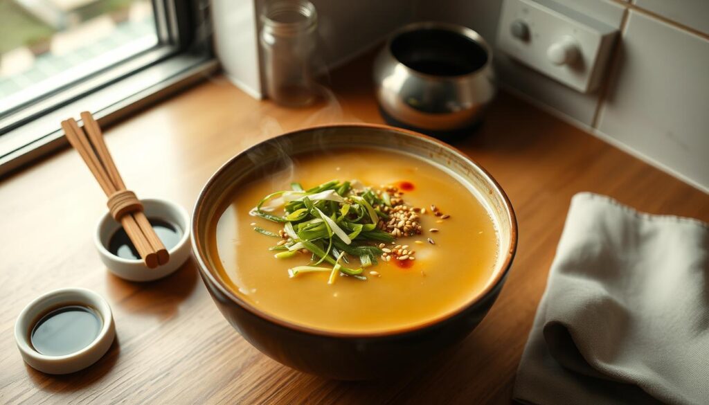 Personnalisation de la soupe miso Personnalisation de la soupe miso