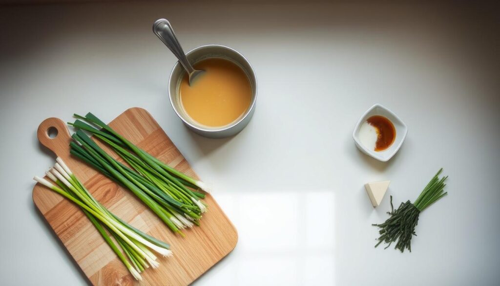 Préparation de soupe miso Préparation de soupe miso