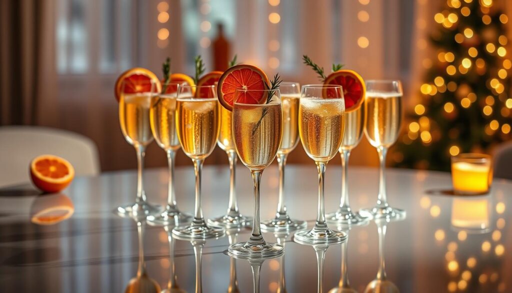 Présentation élégante de cocktail de fête Présentation élégante de cocktail de fête