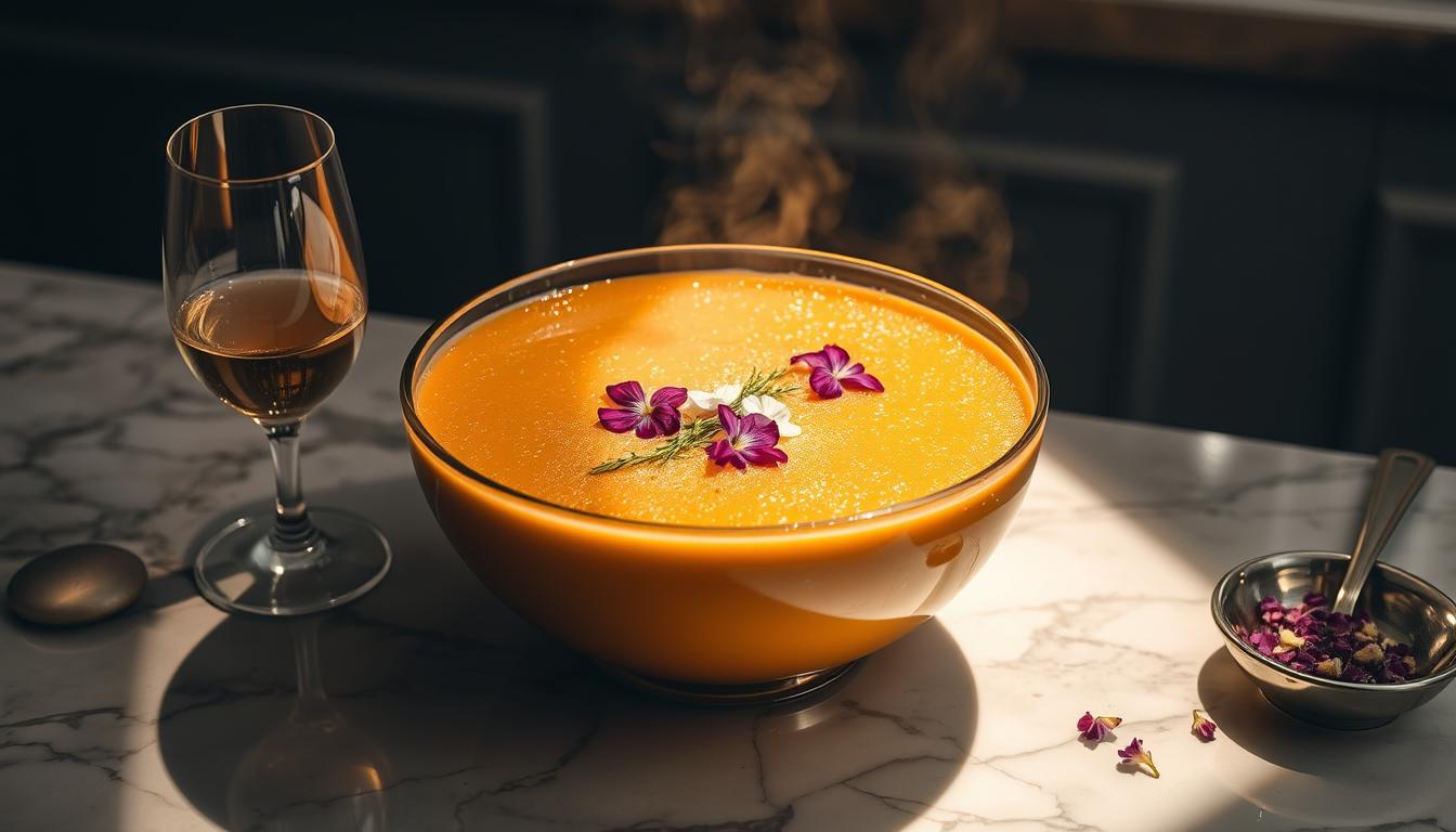 Quel est le prix de la soupe de champagne ?