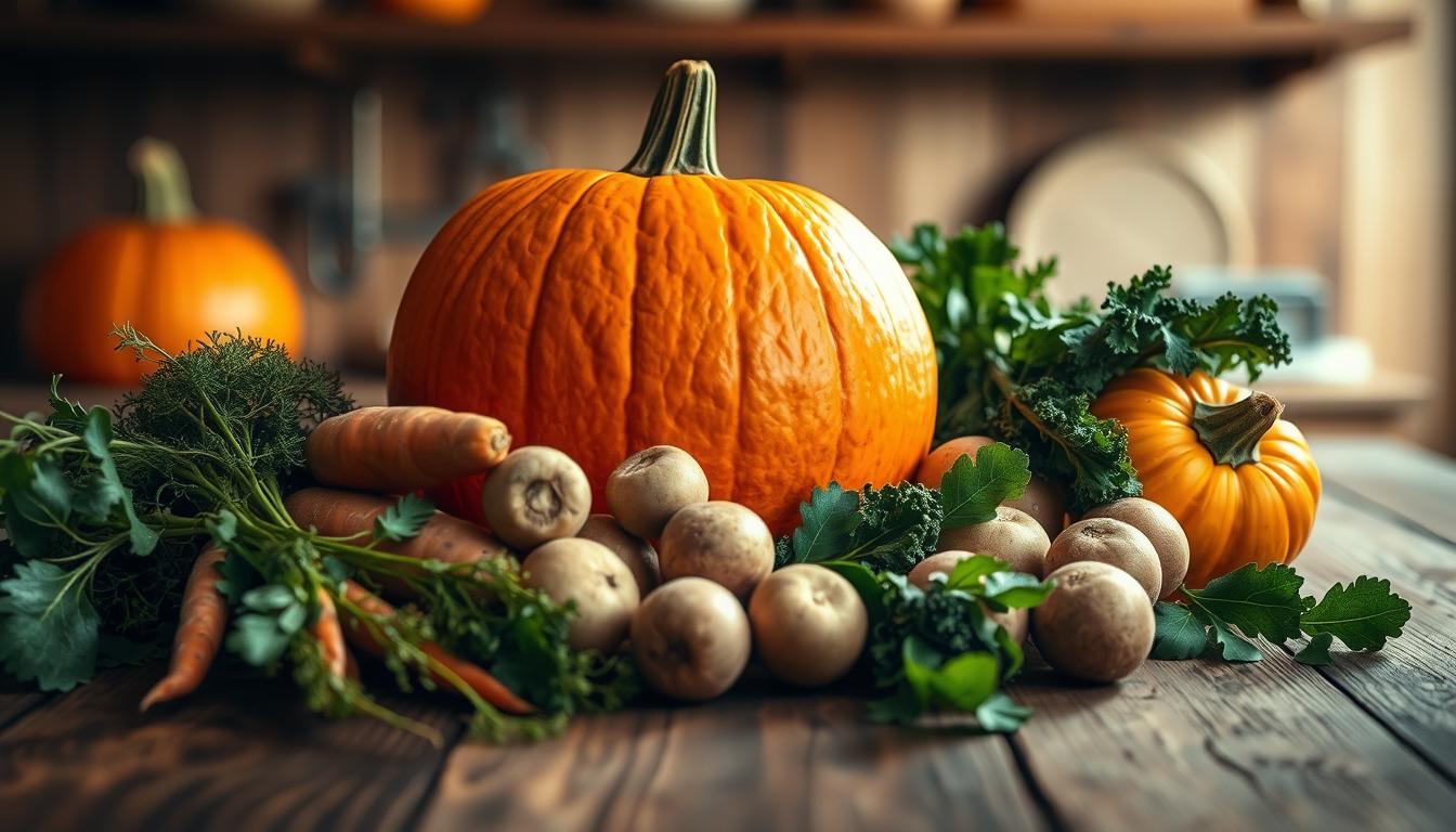Quel légume associer avec potiron ?