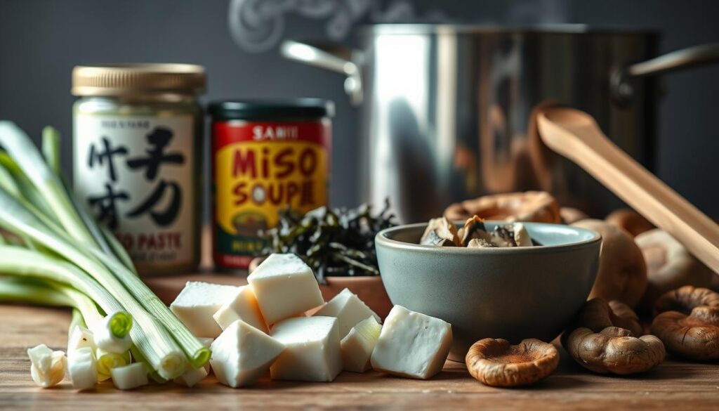 Quels sont les ingrédients de la soupe miso ?