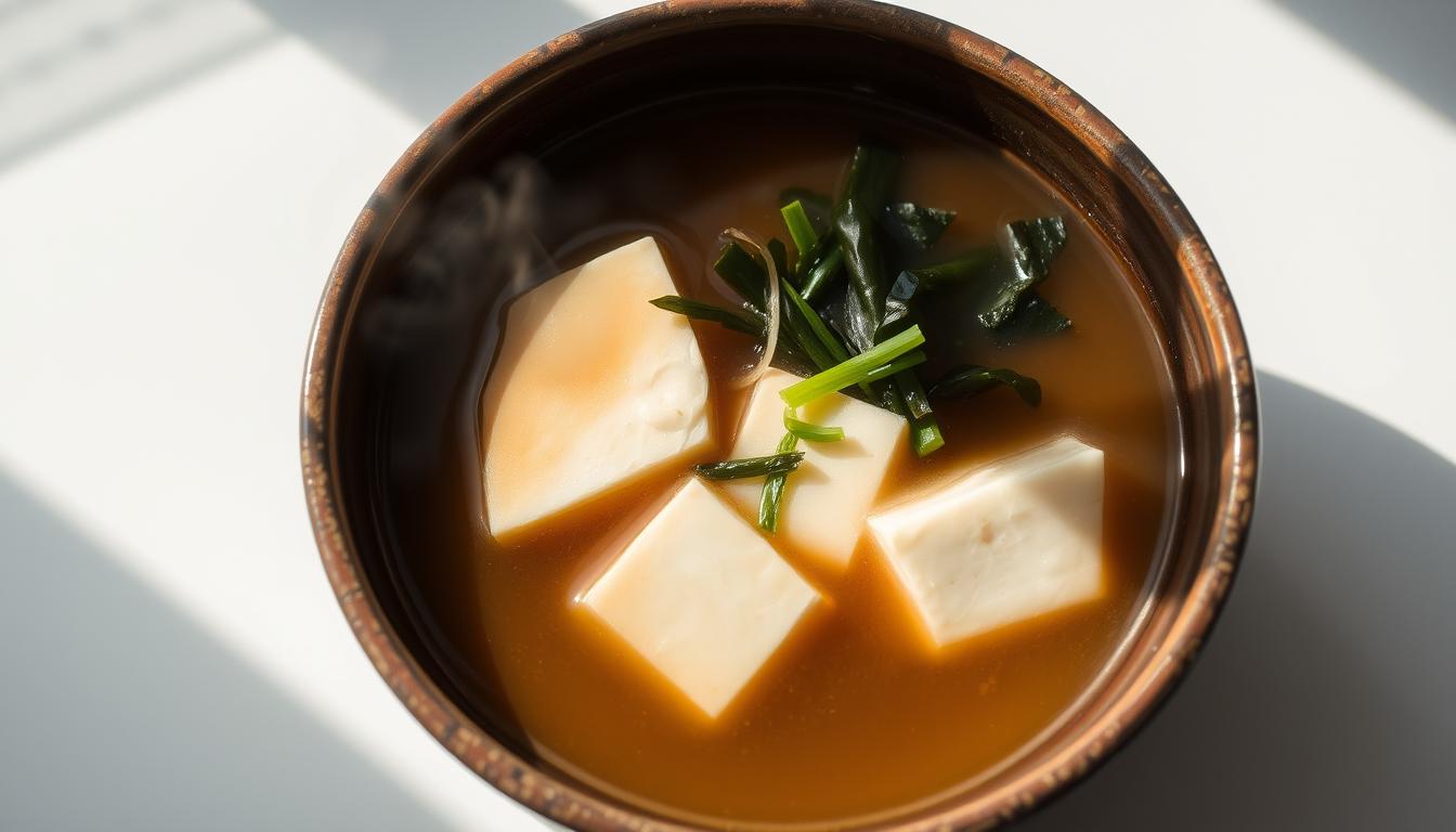 Qui y a-t-il dans la soupe miso ?